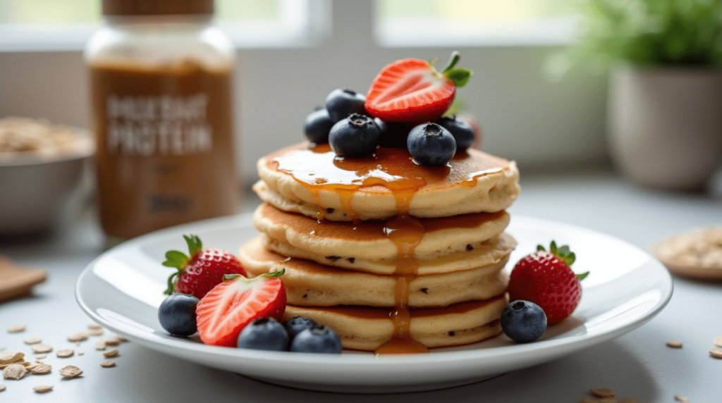 Vegan protein pancakes